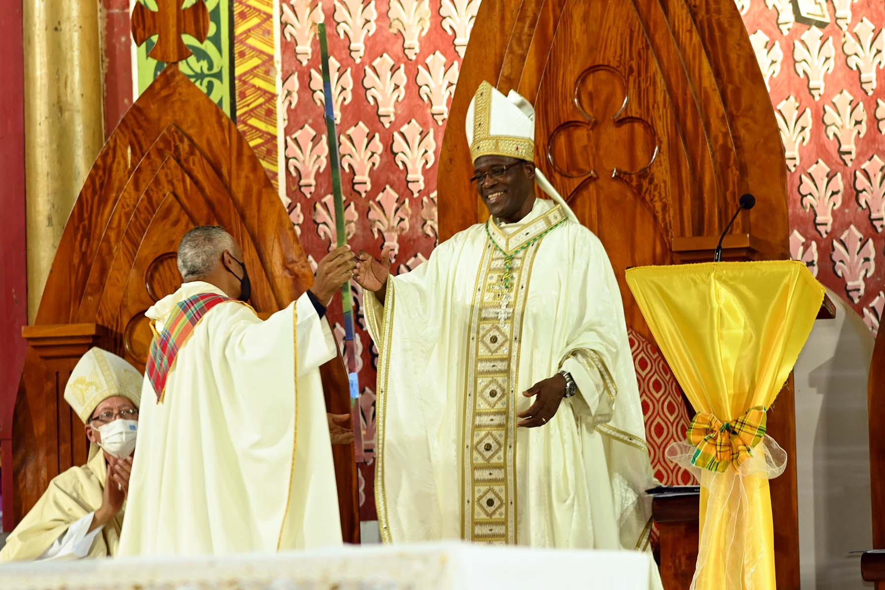 Installation of Archbishop Gabriel Malzaire to the Archdiocese of Castries