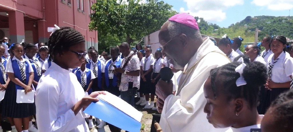 Bishop Clyde blesses Marian grotto at St Joseph’s Convent